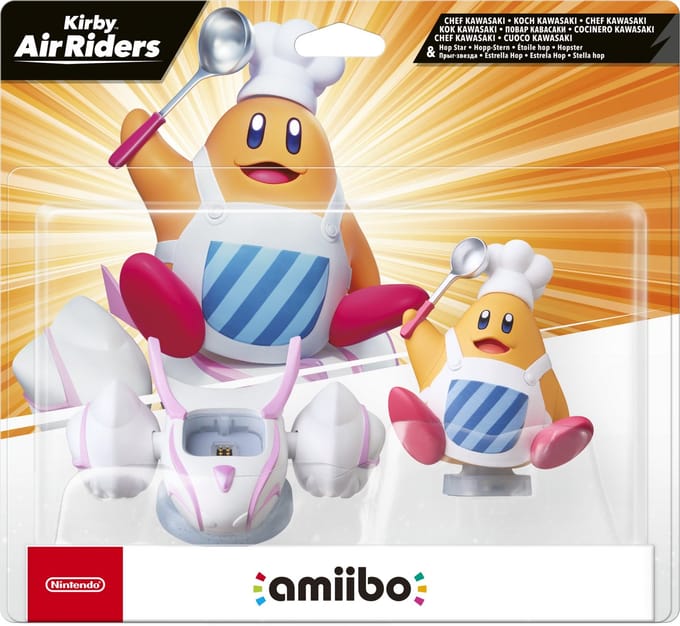 Amiibo Kirby Air Riders - Chef Kawasaki & Hop Star