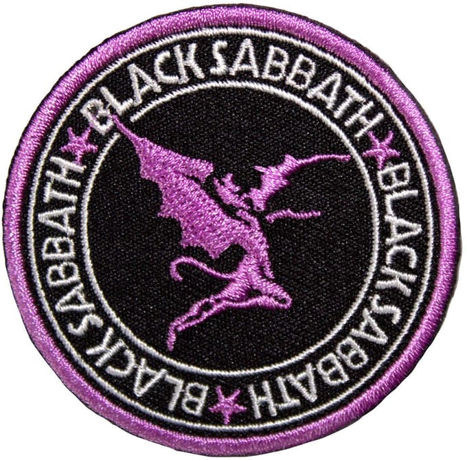 Black Sabbath - Daemon Circle Patch - Zwart