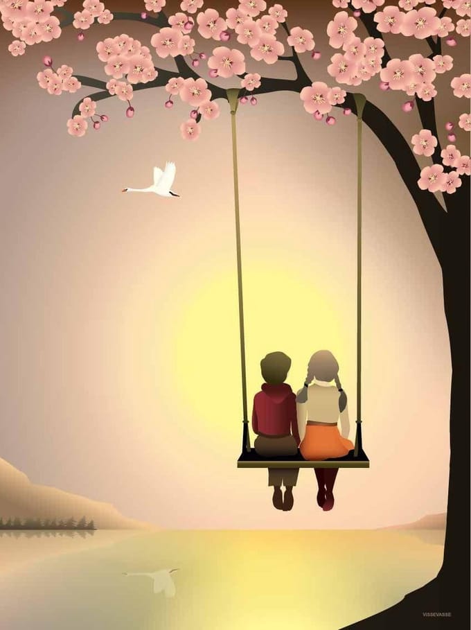 Vissevasse Sunset With You - Poster - M