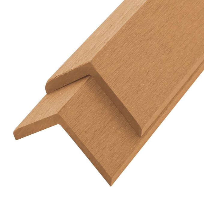 vidaXL - Terras - hoekplinten - 5 - st - 170 - cm - HKC - teakkleurig