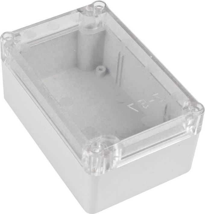 TRU COMPONENTS TC-7910740 Universele behuizing ABS-PC Grijs 1 stuk(s)