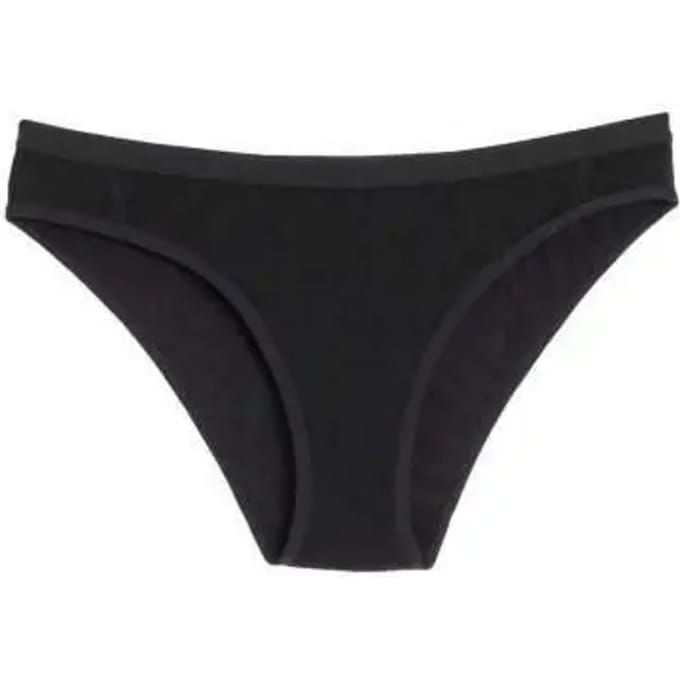 Icebreaker Siren Bikini Dames Ondergoed (Maat - S, Kleur - BLACK)