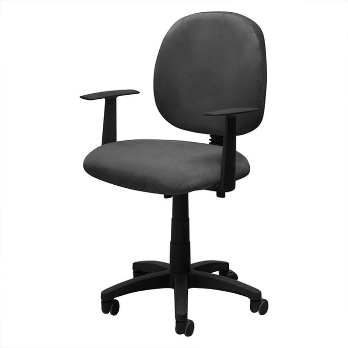 Meble odNowa ISO - Bureaustoelhoes - Velours - Zwart