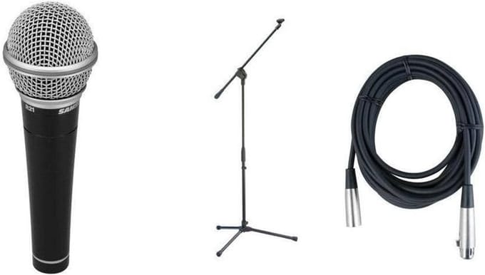 Microfoon Pakket met Handheld Microfoon, Statief en Kabel