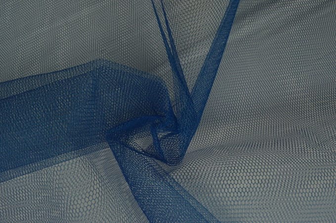 Tule stof - Marineblauw - 1 meter - Per meter - 150cm breed