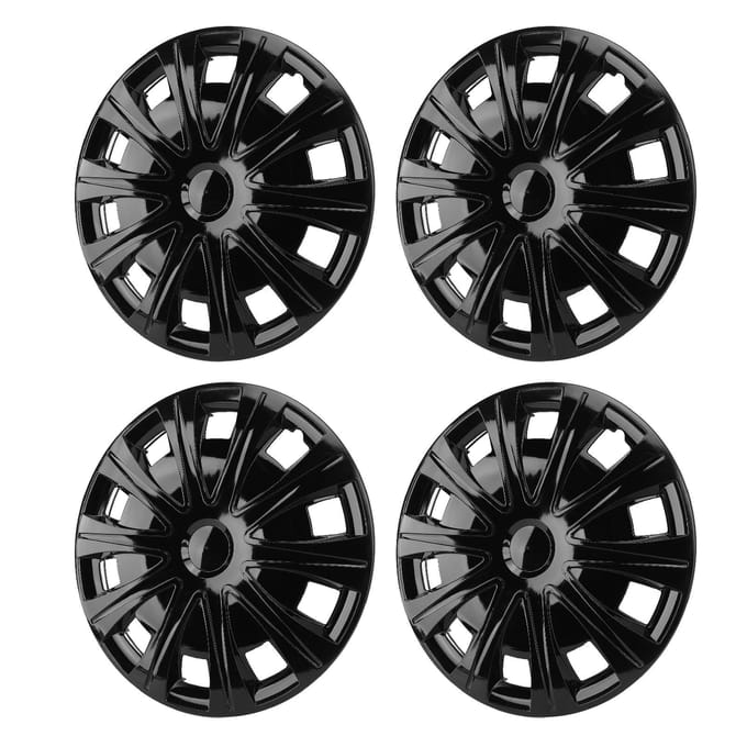 4 Stuks 17-inch Auto Naafkap Sportieve Look Beschermend Eenvoudige Installatie Wielnaafkap Afdekking voor Focus Transit Connect gray