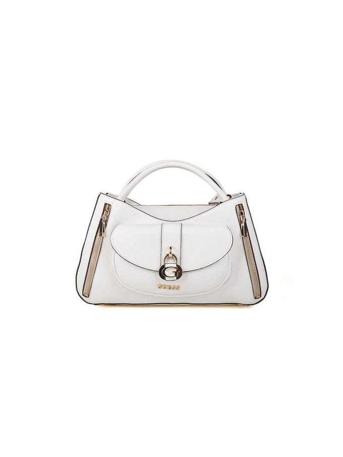 GUESS handtas schoudertas Jessa Girlfriend Bag White crème