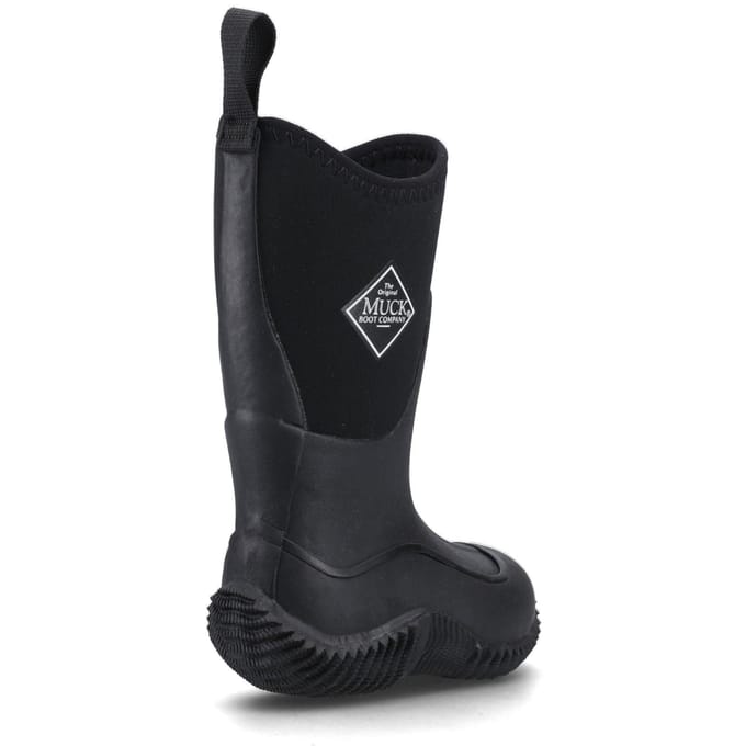 Muck Boots Hale Rubberen Zwarte Regenlaarzen Voor Kinderen