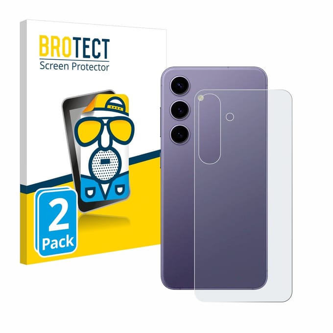 BROTECT - Screenprotector voor Samsung Galaxy S24 (Achterkant) - Folie Beschermfolie matte 2 Stuks
