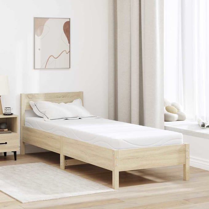 vidaXL - Matras - Medium - 80 - x - 200 - cm - Wit