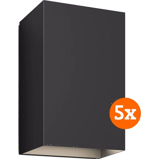 Philips Hue Resonate muurlamp White and Color zwart 5-pack