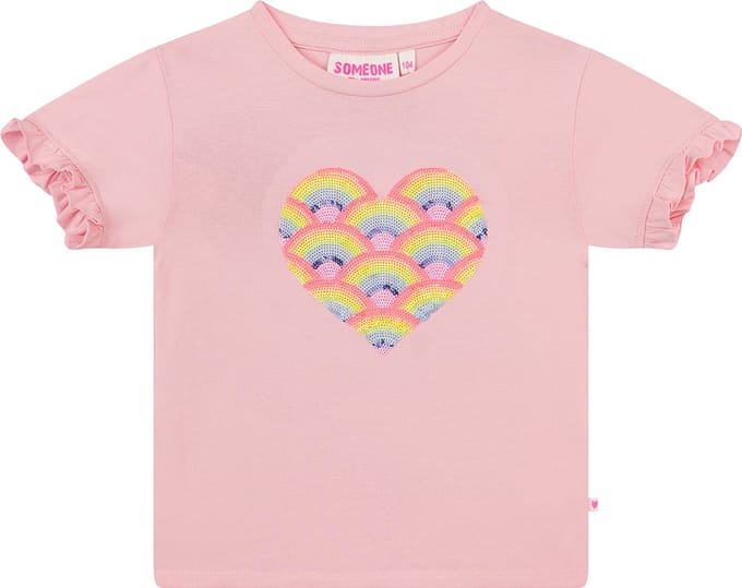 Someone FARO-SG-02-A Meisjes T-shirt - Light Pink