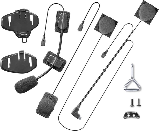 Extra Audiokit voor Motorintercoms - Vervangingsset voor Avant, Tour, Sport, Urban, Link
