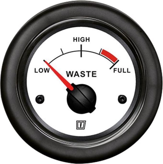VETUS WASTW Witte Vuilwatermeter 12/24V | WASTW