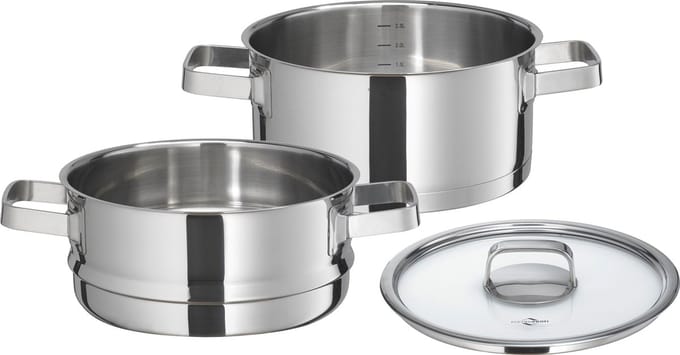 Küchenprofi San Remo kookpot 20 cm hoog met glas deksel