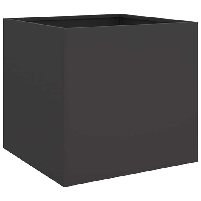 vidaXL - Plantenbak - 42x40x39 - cm - staal - zwart