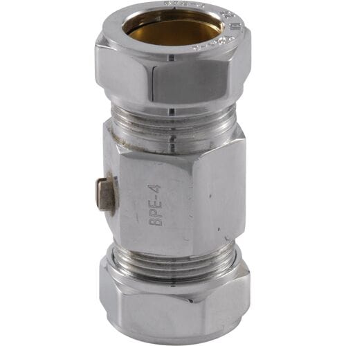 BPE Kogelstopkraan met schroevendraaier bediening 22mm knel recht