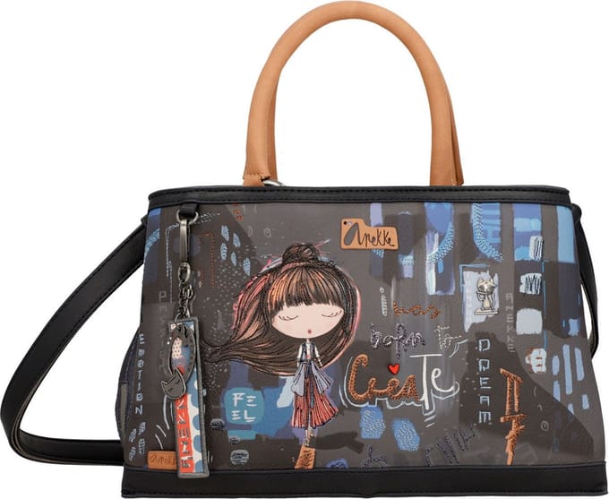 Anekke Handtas Schoudertas Contemporary Bowling Bag Multicolor Veelkleurig