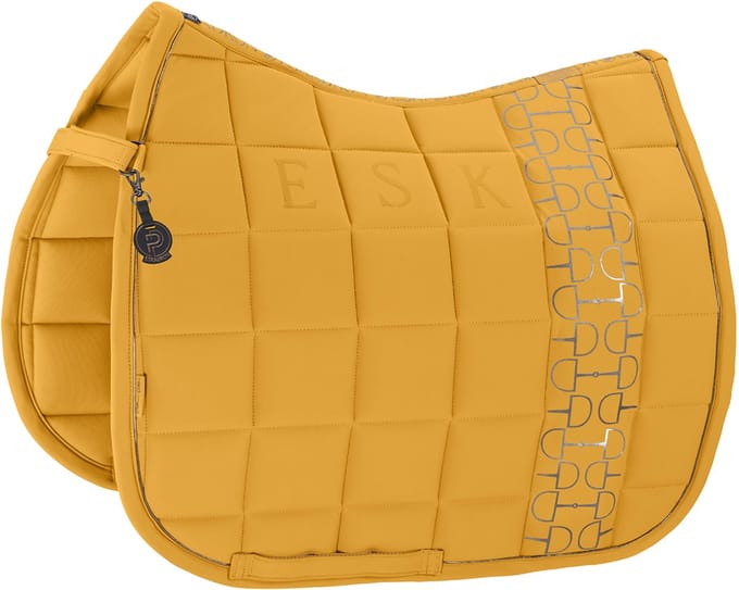 Eskadron Zadeldek Eskadron Platinum Big Square Softshell Dressuur Geel