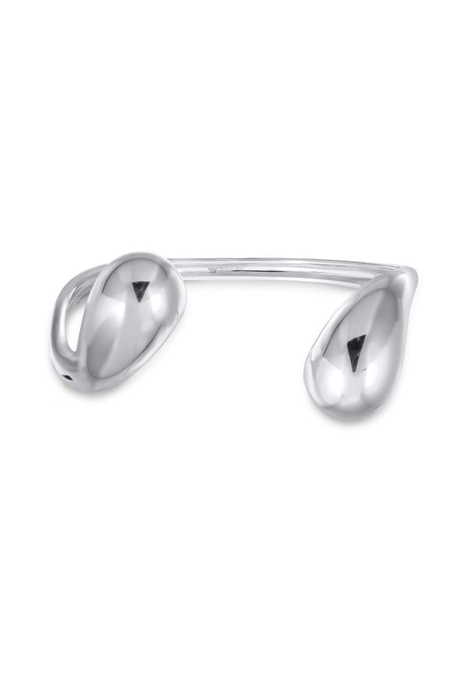 Elli PREMIUM - Armband - Elli PREMIUM Bangle zonder steen Dames Drop 925 Sterling Silver Feest / Oud en Nieuw Ja - Uitschuifbaar - Dames