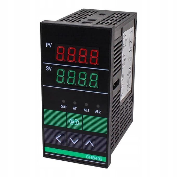Rosfix Temperatuurregelaar CHB402 - PID met Auto-Tuning Fuzzy Logic - 48x96mm, 0–400°C, Thermokoppel