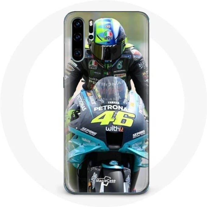 Hoesje voor Huawei P30 Pro Valentino Rossi Motorcycle Racing Driver 46