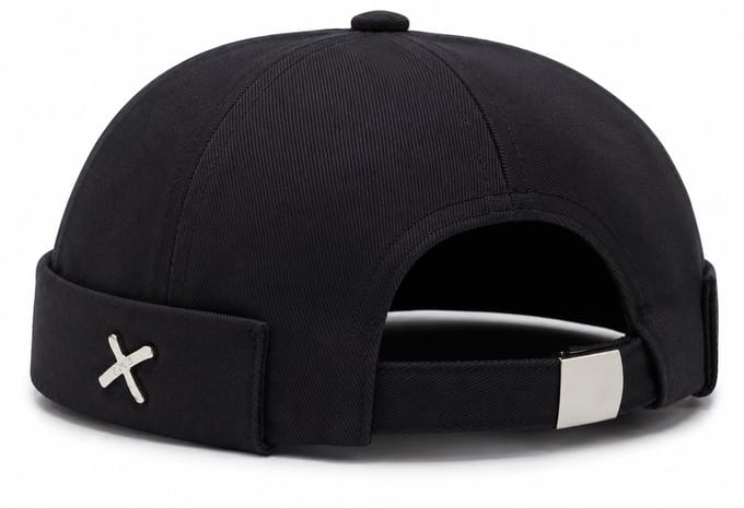 Beanie zonder Klep - Pet - Zon - Hoedje - Zwart - Docker