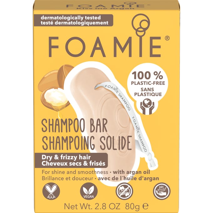 Foamie - Kiss Me Argan Shampoo Bar ( Dry And Curly Hair )