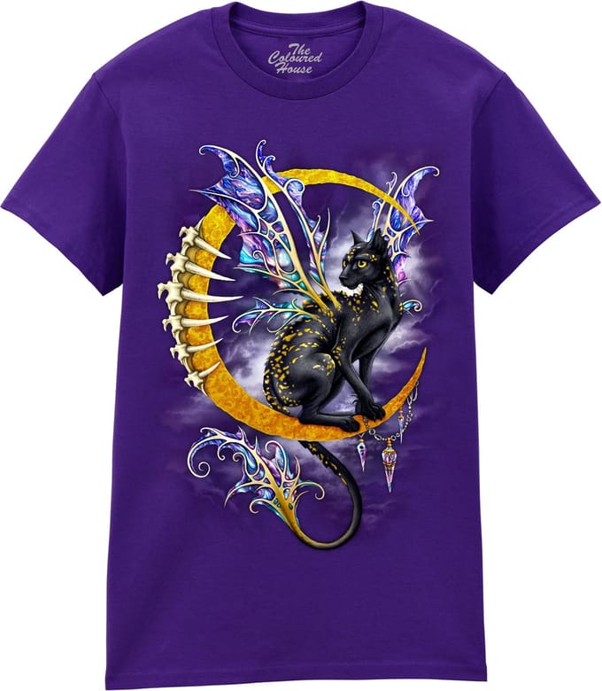 Morgana Cat The Coloured House T-shirt M