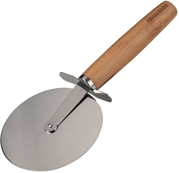 Grote pizzaroller met houten handvat 23 cm Fackelmann Pizza & Pasta