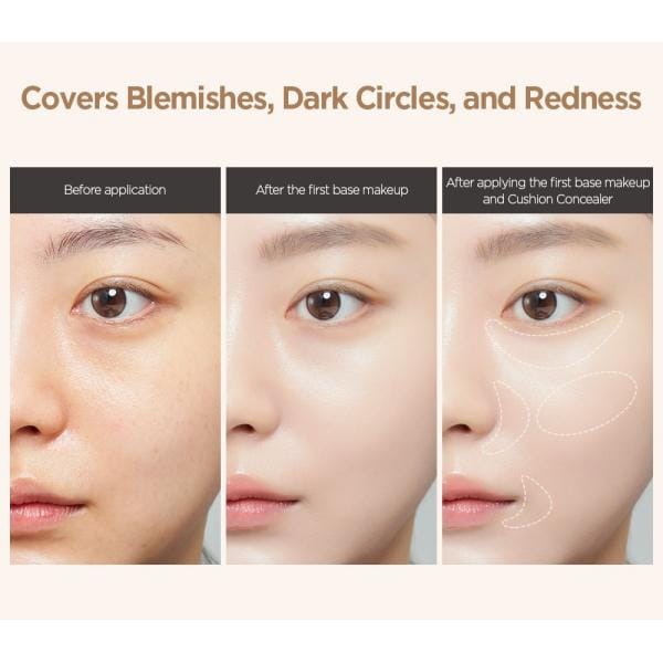 [JUNGSAEMMOOL] Skin Nuder Kussen Concealer (3 kleuren) SPF 50+ PA+++ 10g Medium beige