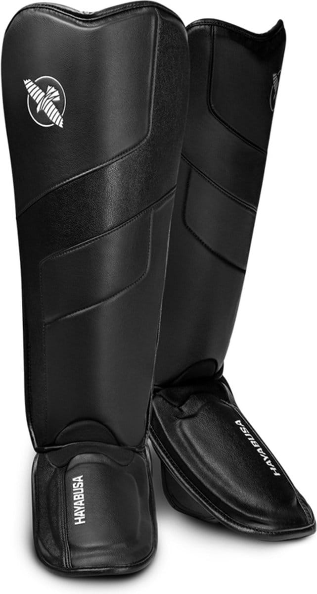 Hayabusa T3 Full-Back Scheenbeschermers - Zwart - Maat M