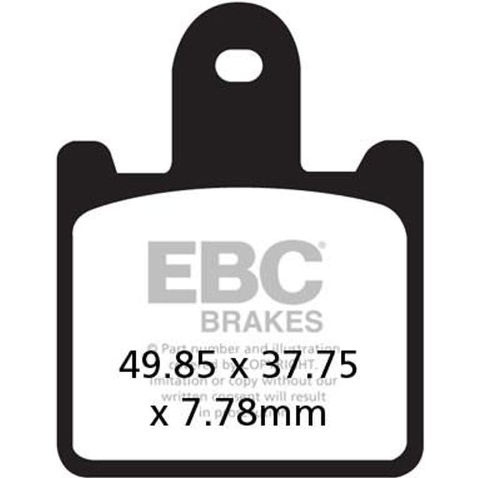 Ebc Fa-hh Series Fa417/4hh Gesinterde Remblokken Zwart