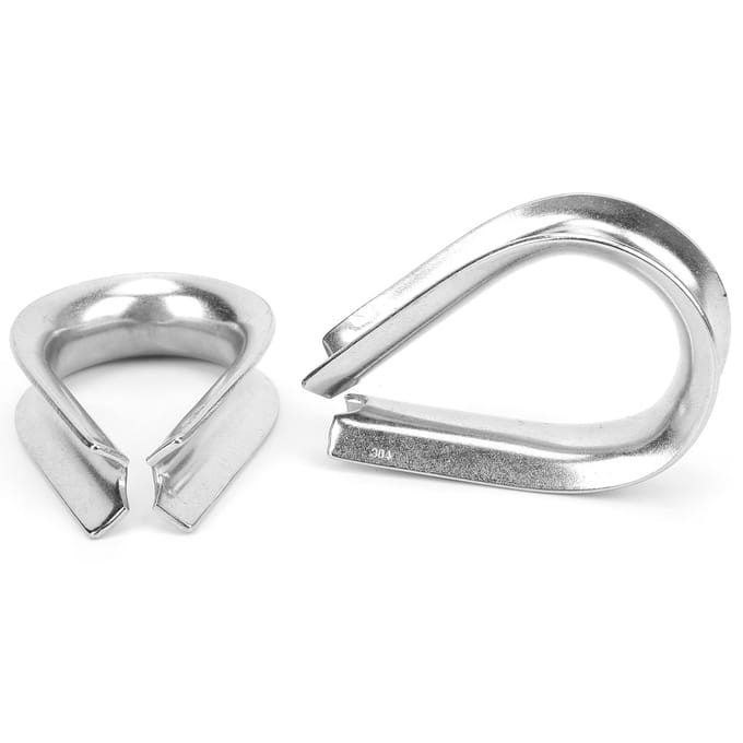 18MM RVS Marine Draadkabelklem Kabel Beschermring Vingerhoeden Klemmen