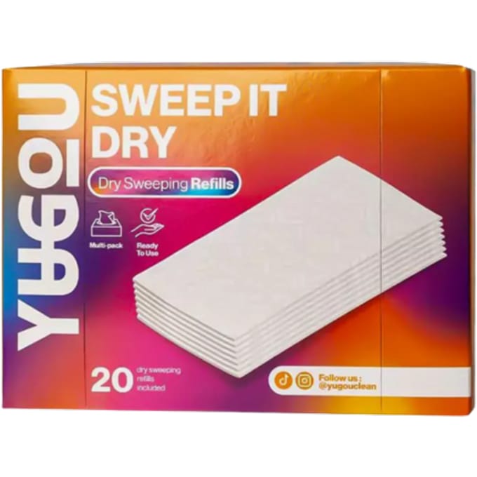 YUGOU SWEEP IT DRY Sweeping Refills – 20 stuks