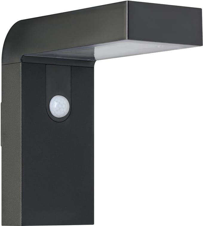 EGLO Baracconi Wandlamp Buiten - LED - 20 cm - Sensor - Zwart