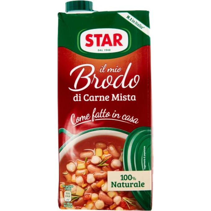 Vleesbouillon il mio brodo di carne mista 1l - star