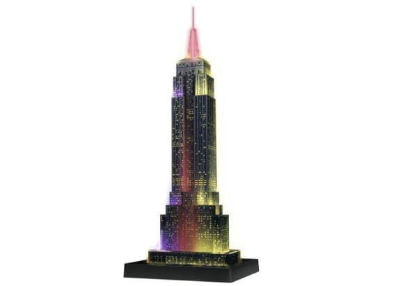 Ravensburger Empire State Building Night Edition - 3D Puzzel gebouw van 216 stukjes