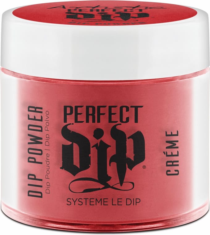 Artistic Nail Design Perfect Dip Poeder ' Hit 'Em With A High Note ' ( Rood Oranje Crème )