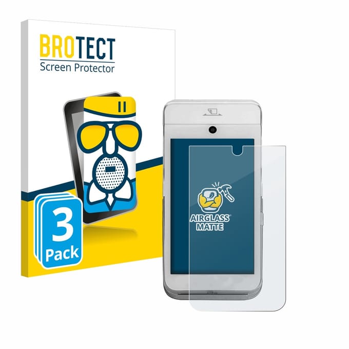 BROTECT - Screenprotector voor CCV Mobile A920 - Folie Beschermfolie Beschermglas matte 3 Stuks