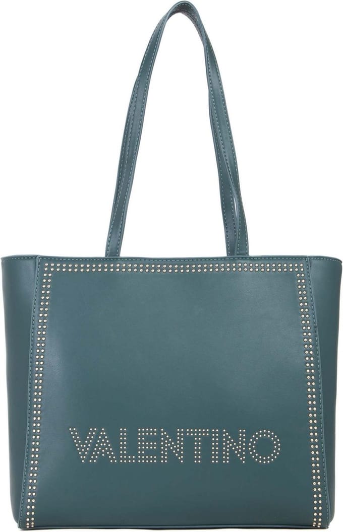 VALENTINO schoudertas Shine Re Shopping Bag Bosco donkergroen