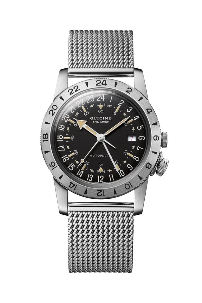 Glycine GL0464 - Airman Vintage The Chief GMT 40