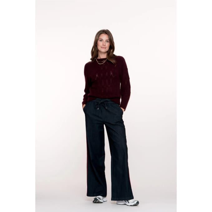Geisha Jeans Tape Dark Blue Denim Taglia: XS | Pantaloni Outlet | Donna | Blu