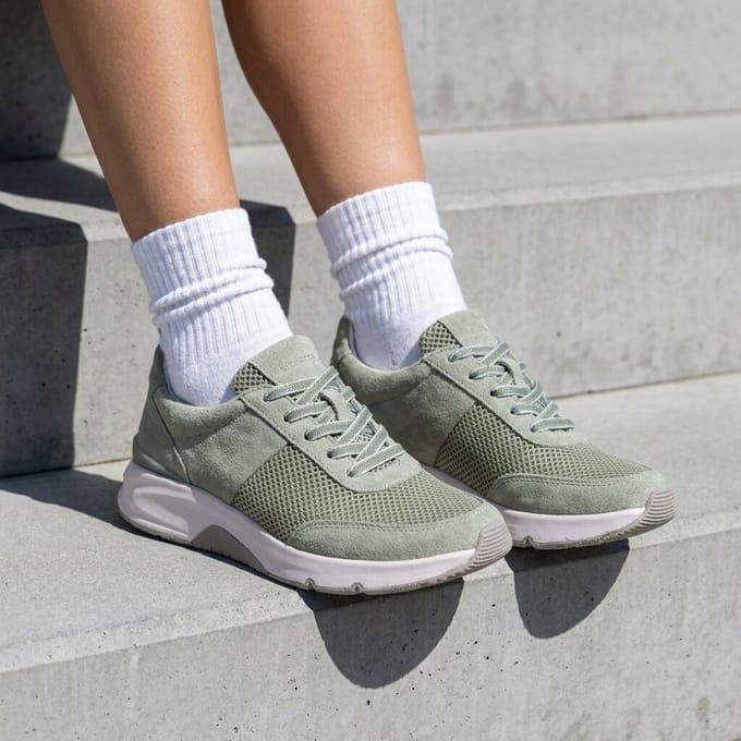 Gabor Gabor Sneakers groen Suéde