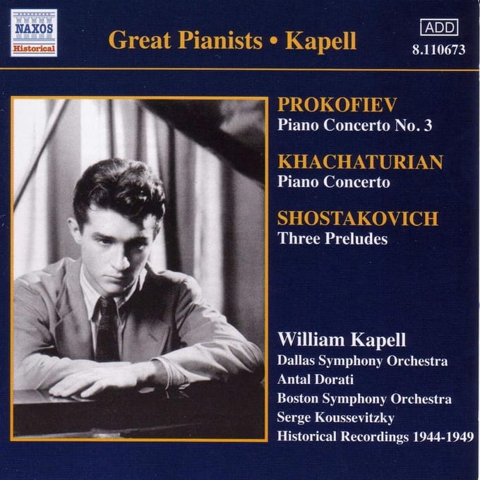 William Kapell - Piano Concerto No. 3 | Solo Pieces (CD)