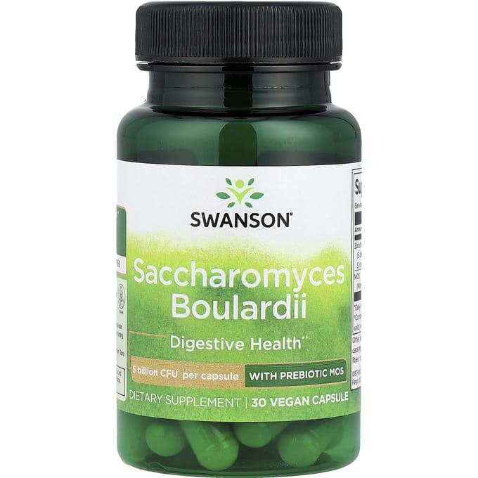 Saccharomyces Boulardii met Prebiotische Mos, 30 Plantaardige Capsules