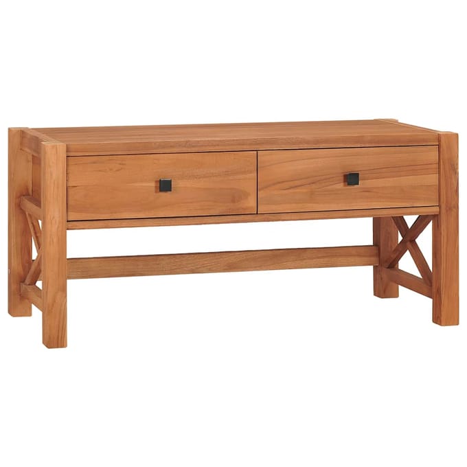 vidaXL - Tv-meubel - 100x40x45 - cm - teakhout