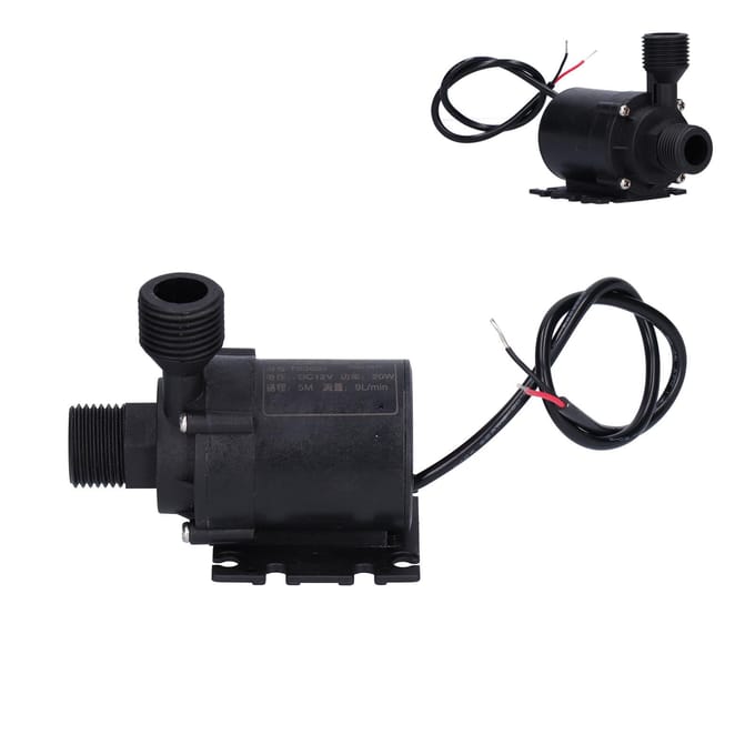 DC 12V Booster Waterpomp Duurzame G12 Schroef Miniatuur Circulerende Dompelpomp voor Fontein