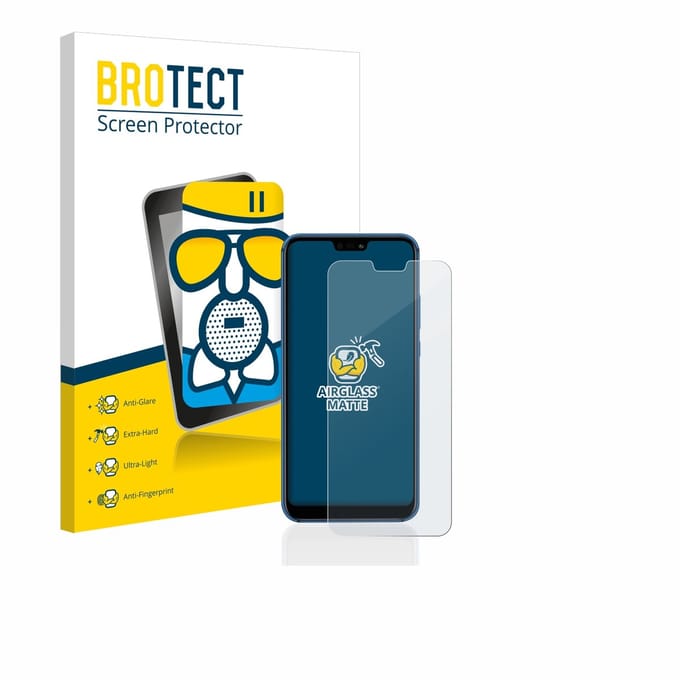 BROTECT - Screenprotector voor Huawei P20 lite 2018 - Folie Beschermfolie Beschermglas matte