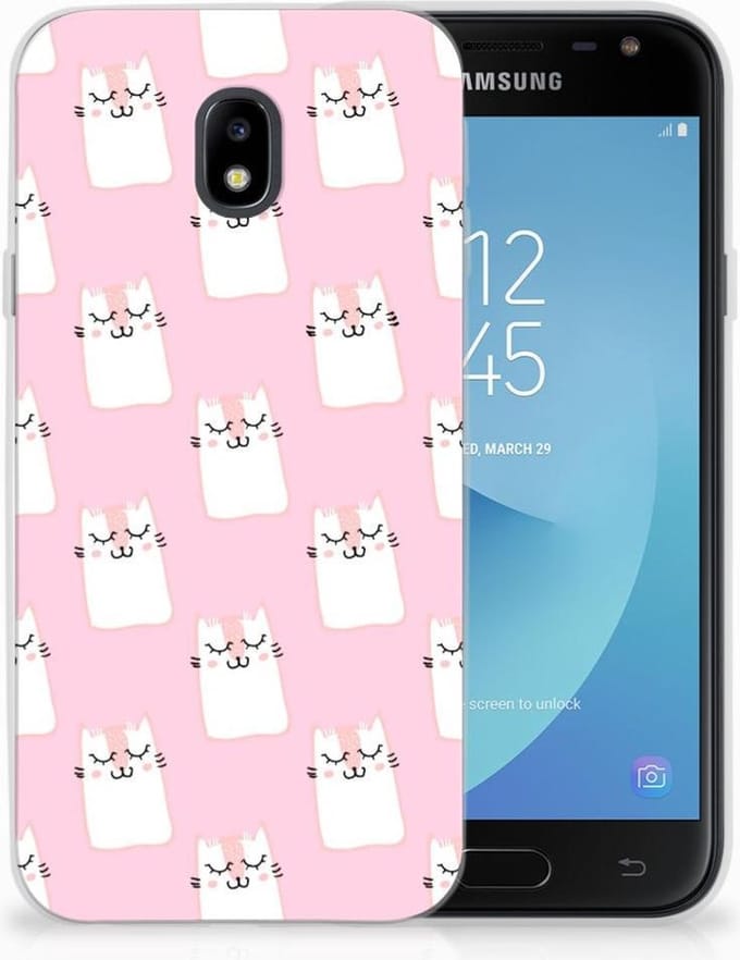 Samsung Galaxy J3 2017 TPU Hoesje Sleeping Cats